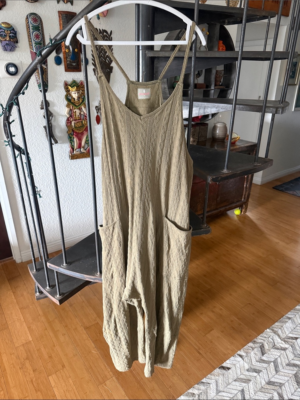 FP Movement by Free People Olive one shot onesie - rare design!